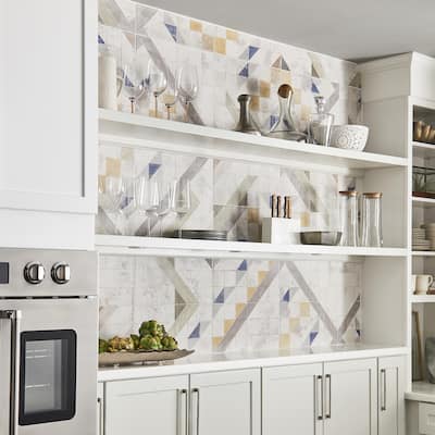 Merola Tile Kings Marais Colors 17-3/4" x 17-3/4" Porcelain Floor and Wall Tile