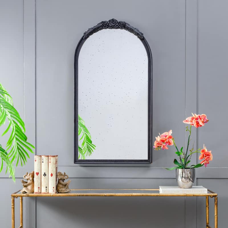 Mid-Century Style Living Room Oval Mirror