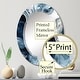 preview thumbnail 3 of 12, Designart "Blue Grey Ethereal Elixir I" Abstract Modern Wall Mirror