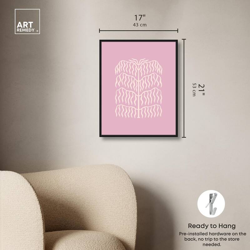 Lavender Mauve Canvas by Art Remedy
