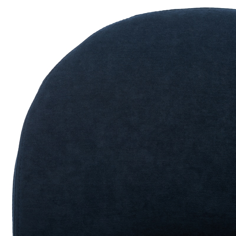 SAFAVIEH Geena Petite Velvet Slipper Chair - 21 In. W x 26 In. D x 26 In. H - 21Wx26Dx26H