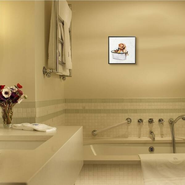 Shop Stupell Industries Rustic Mother Bear And Cub In Bubble Bath Framed Wall Art 12x12 Multi Color On Sale Overstock 31758205