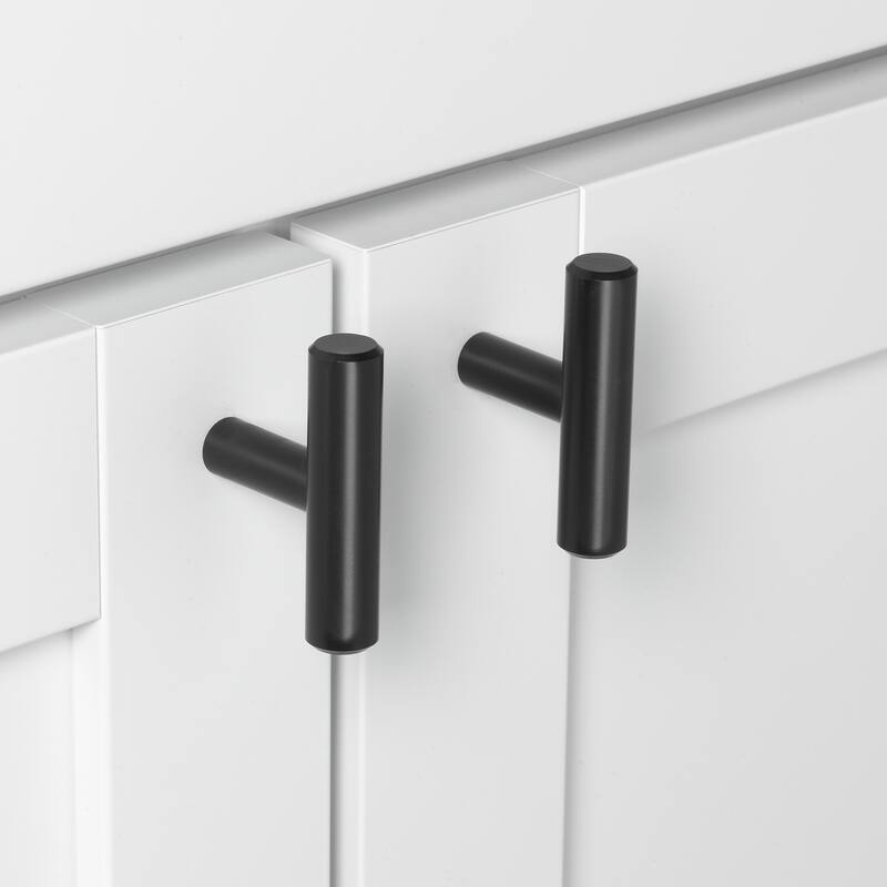 GlideRite 25-Pack 2-inch Solid Steel Cabinet T-Knob