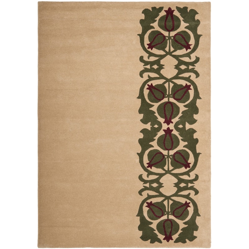 SAFAVIEH Handmade Soho Toccara Beige New Zealand Wool Rug