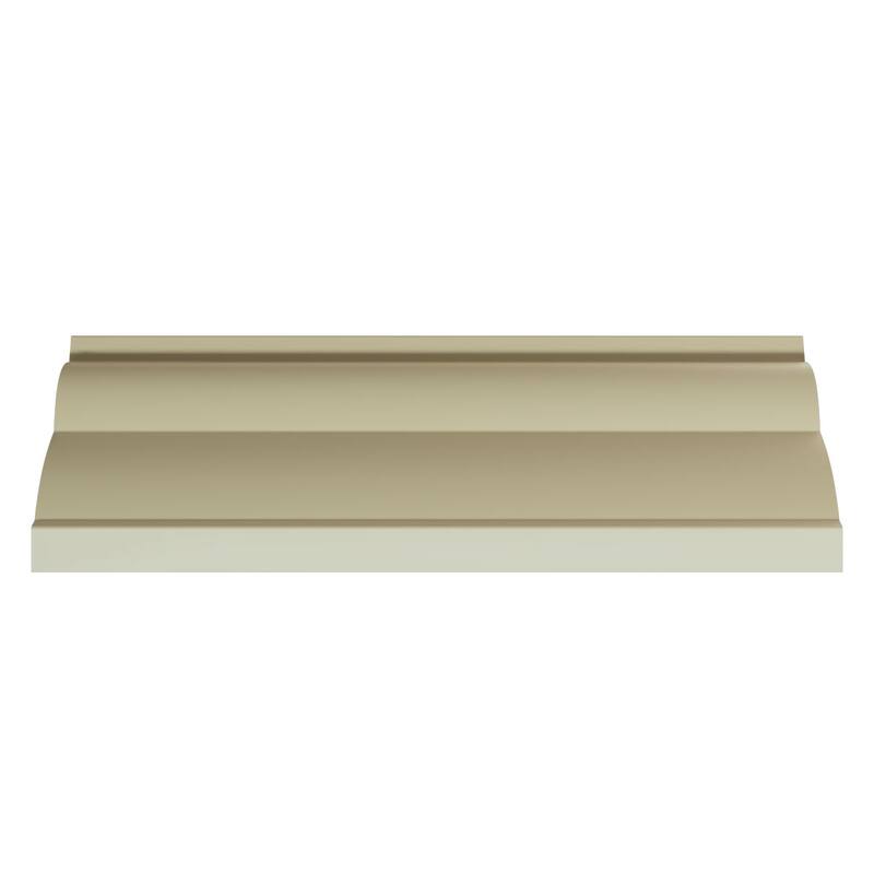 4"H x 4"P x 5 1/2"F x 96"L Frisco Crown Moulding - 1-Pack