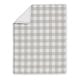 preview thumbnail 3 of 4, Sweet Jojo Designs Gray White Rustic Woodland Flannel Grey Buffalo Plaid Check Collection Boy Girl 4-pc Nursery Crib Bedding Set