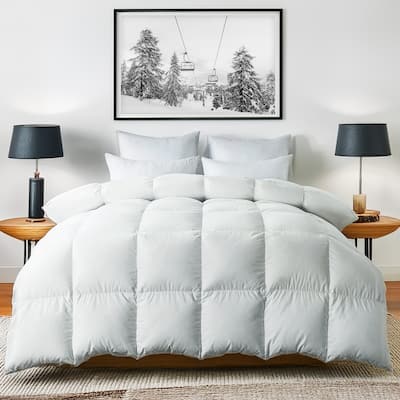 Highland Feather Winter Cozy Series European Extra Warm Premium White Down Comforter