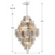 preview thumbnail 8 of 6, Addis 20 Light Polished Chrome Chandelier - 30.5"W x 49.5"H x 30.5"D