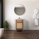 preview thumbnail 31 of 45, Javer Bohemian Rattan Freestanding 2-Shelf Bath Vanity Cabinet Base Only (Sink Basin not Included)