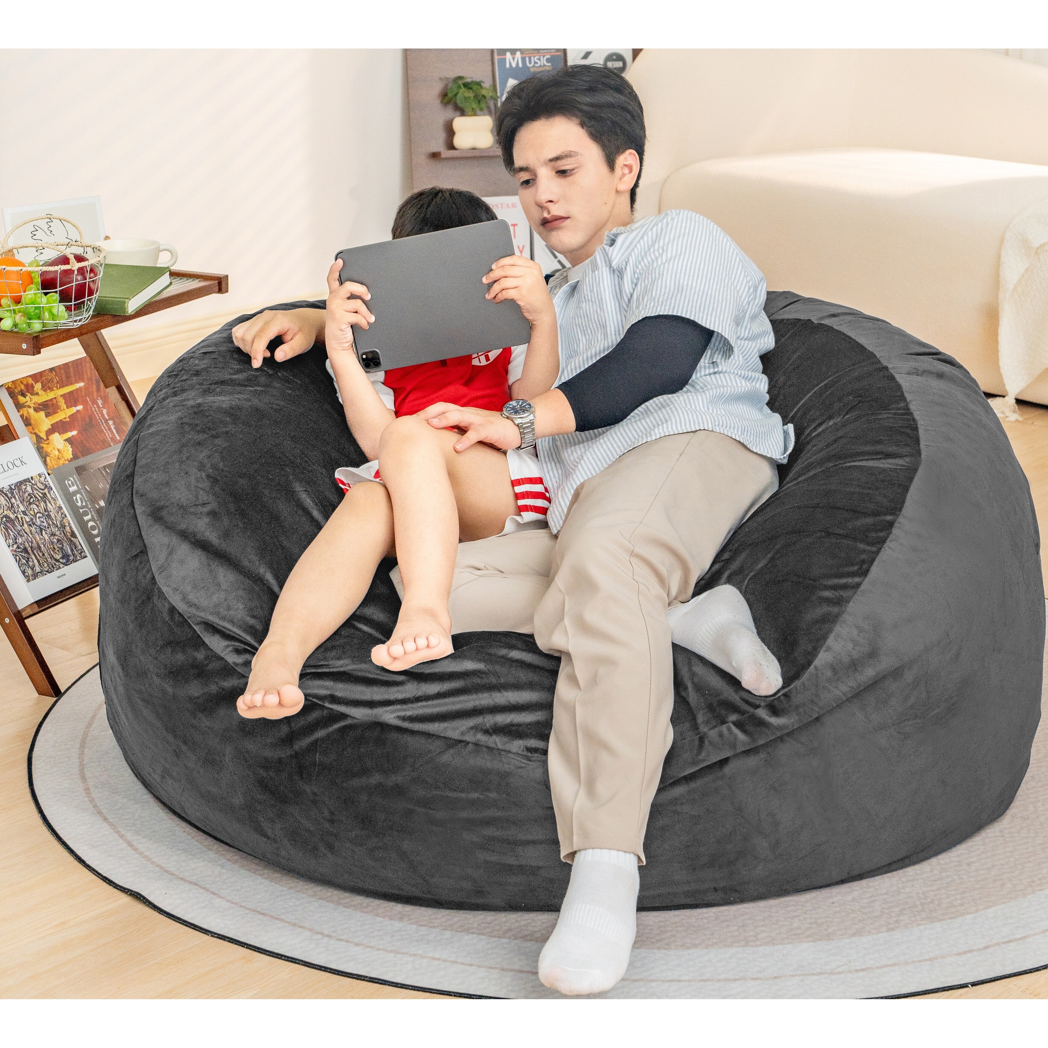 Memory-Foam-Bean-Bag-Chair-