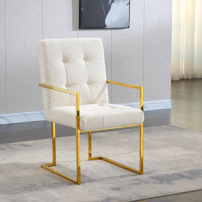 Linen Dining Arm Chair
