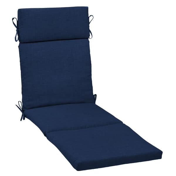 slide 1 of 88, Arden Selections Leala Texture Outdoor Chaise Lounge Cushion 72 in L x 21 in W x 2.5 in H - Sapphire Blue Leala