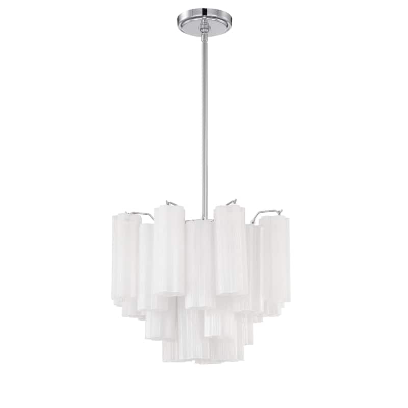 Addis 4 Light Polished Chrome Chandelier - 17.75"W x 13.75"H x 17.75"D