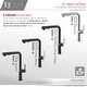 preview thumbnail 12 of 54, STYLISH Latina Single Handle Pull Down Kitchen Faucet