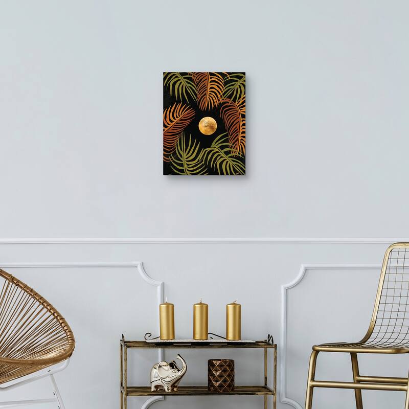 Tropical Night Canvas Art Print