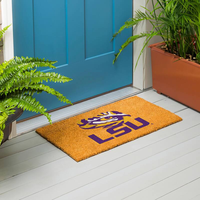 Louisiana State University Full Color Indoor/Outdoor Coir Mat - 28" x 16"
