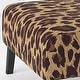 preview thumbnail 3 of 9, Designart "Leopard Fur II" Upholstered Cabin & Lodge Accent Chair and Arm Chair