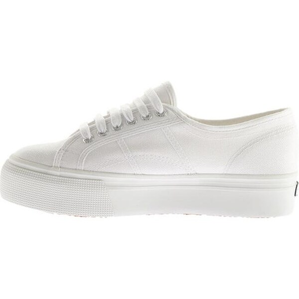 superga flatform white