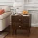preview thumbnail 10 of 15, COSIEST Mid-Century Honeycomb 4 Legs Nightstands with Drawers