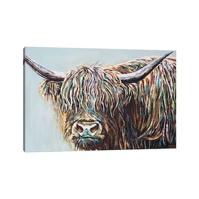 iCanvas "Woolly Highland I" by Carolee Vitaletti Canvas Print