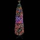 preview thumbnail 2 of 40, vidaXL Christmas Tree Decoration Artificial Slim Tree with Stand Fiber Optic