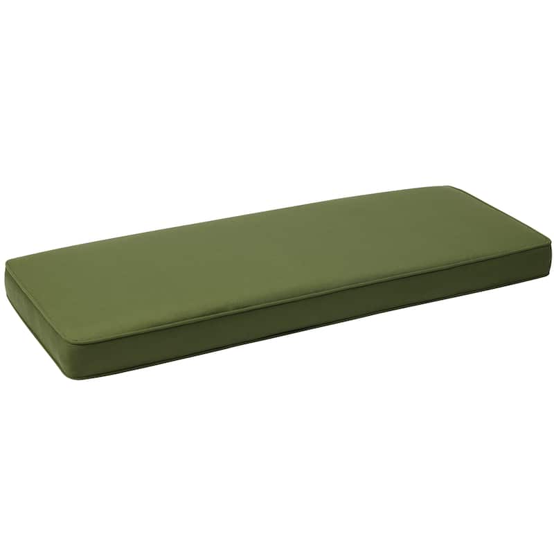 Aoodor Patio Furniture 46" x 18" x 3.1" Outdoor Bench Cushion - Green