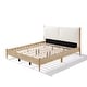 preview thumbnail 7 of 17, Christopher Knight Home - Elara Bed with Solid Rubberwood Frame, Boucle Upholstered Headboard