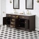 preview thumbnail 3 of 10, Chestnut 72" Double Bathroom Vanity Vanity with Faucet(s)