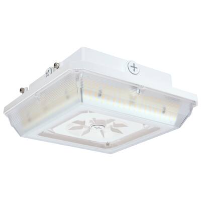 Square LED Canopy Light 3K/4K/5K CCT 20W/30W/45W Wattage Selectable White