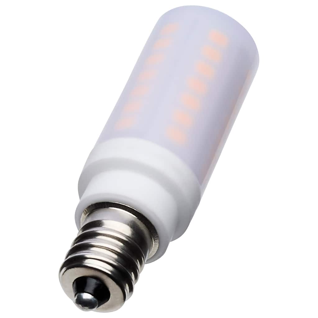 5 Watt T6 LED Frost Finish E12 Base 5000K 120 Volt
