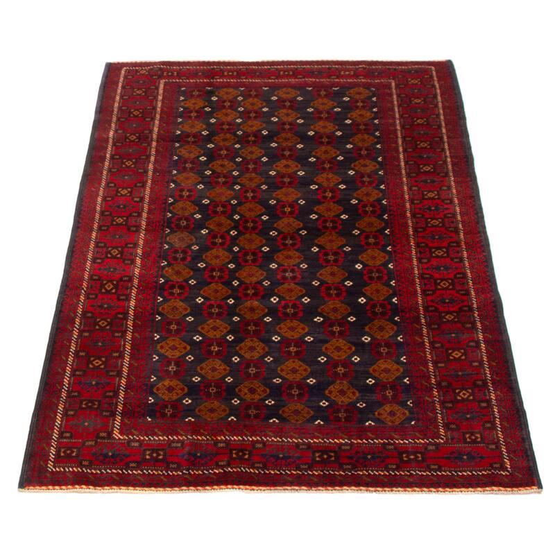 Teimani Navy Rug 3'11" x 6'7" - 3'11 x 6'7