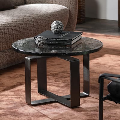 Classic Home Keith 28" Glass Coffee Table