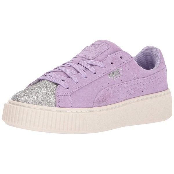 puma suede platform glam jr