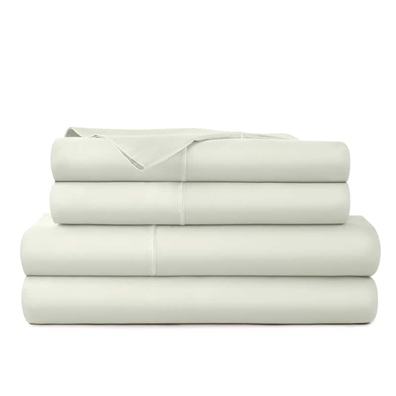 Organic Cotton Sateen Bed Sheets - 300 Thread Count