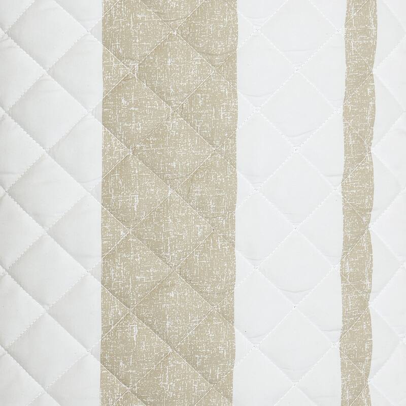 Nanshing Daryl 7 Piece Striped Quilt Set