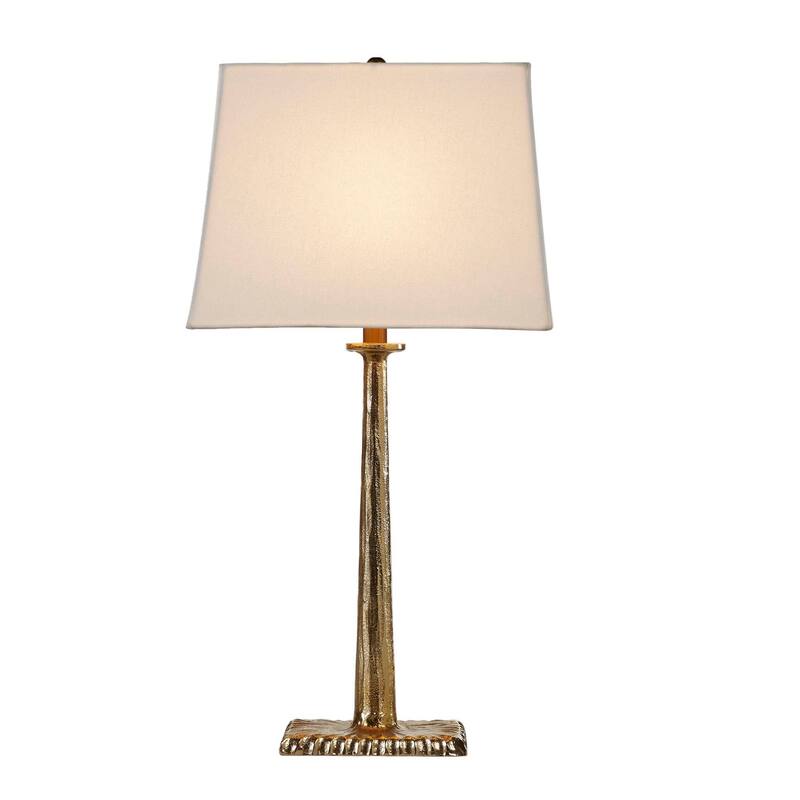 Skye 28" Table Lamp with Linen Shade, Brass