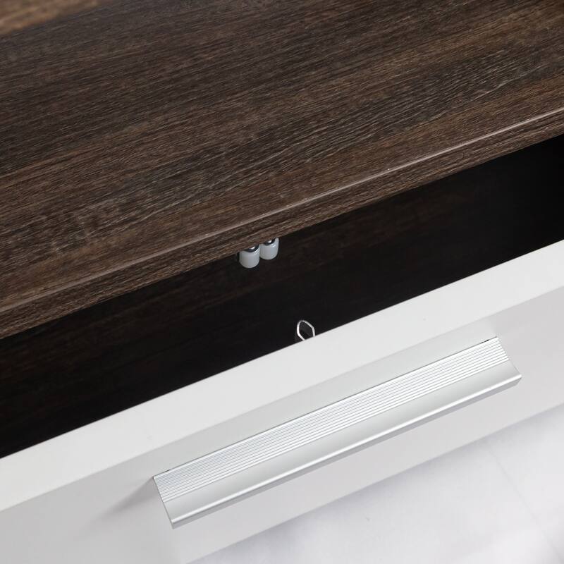 Simple Modern TV Cabinet /TV Console with 16 RGB LED Backlight