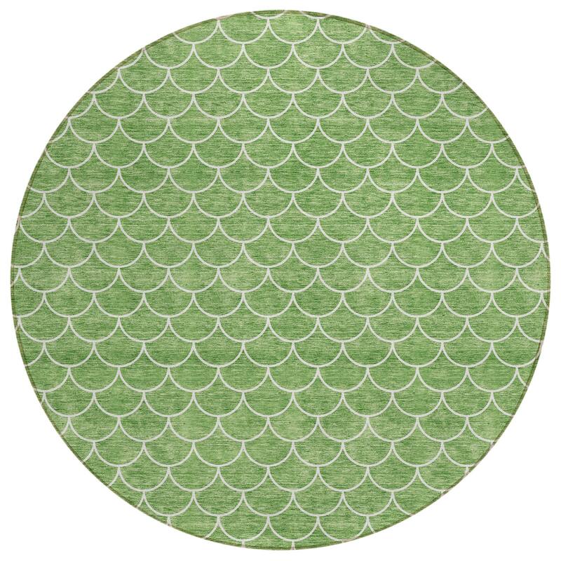 HomeRoots Geometric Transitional Rectangle Outdoor Rug