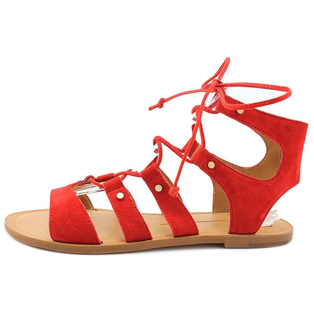 dolce vita red sandals