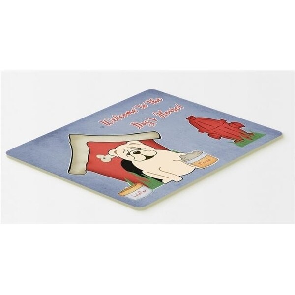 Carolines Treasures BB2877CMT Dog House Collection English Bulldog White Kitchen or Bath Mat 20 x 30
