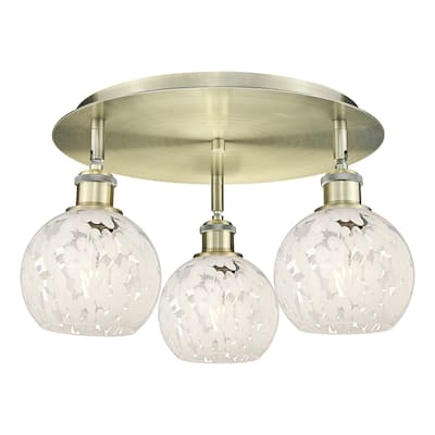 Innovations Lighting 516-3C-9-18-White Mouchette-Indoor Ceiling