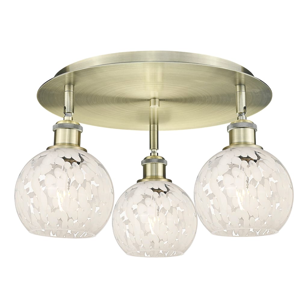 Innovations Lighting 516-3C-9-18-White Mouchette-Indoor Ceiling