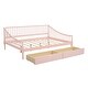 preview thumbnail 19 of 22, Multi-functional Design,Full Size Daybed with Trundle and Support Legs,Solid Construction