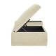 preview thumbnail 5 of 20, Sebastopol Boucle Fabric Storage Ottoman With Table and Casters by iNSPIRE Q Modern