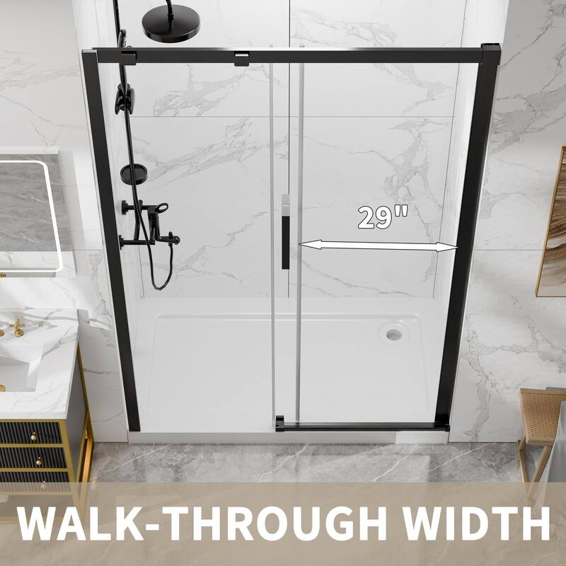 Modland 56-60''x 74'' Sliding Shower Door - 56''-60''x 74''