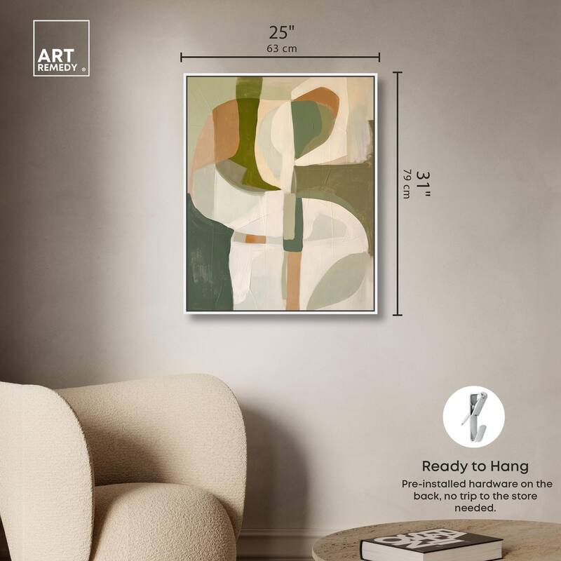 Hazy Shape Tapestry Canvas by Art Remedy