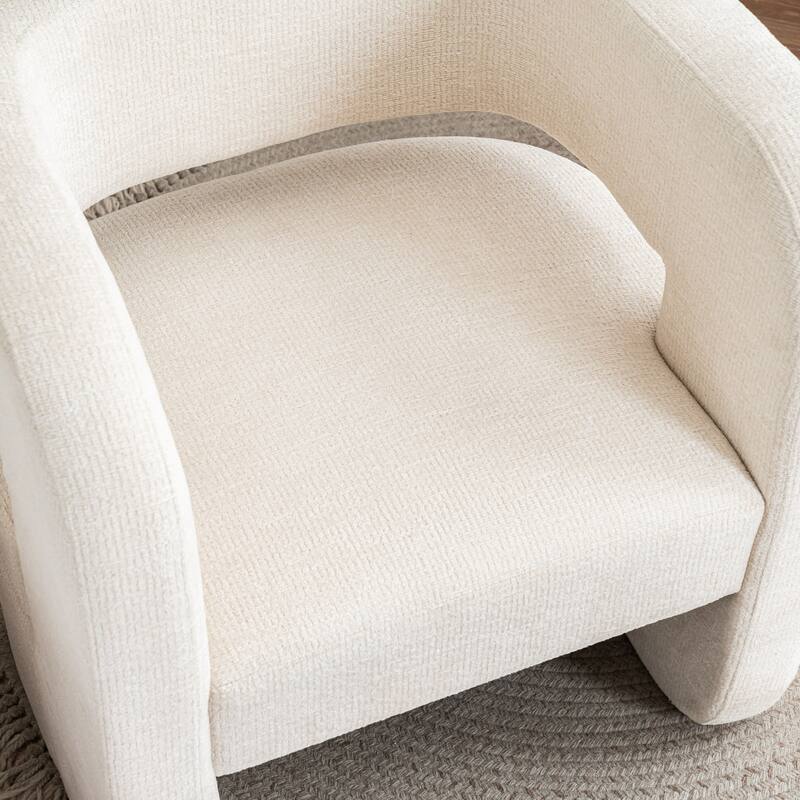 Full Assembled Upholstered Accent Chair For Living Room