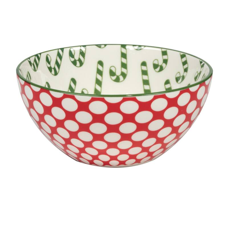 Certified International Winter Medley 13 oz. All Purpose Bowls, Set of 6 Assorted Designs - 13 oz.