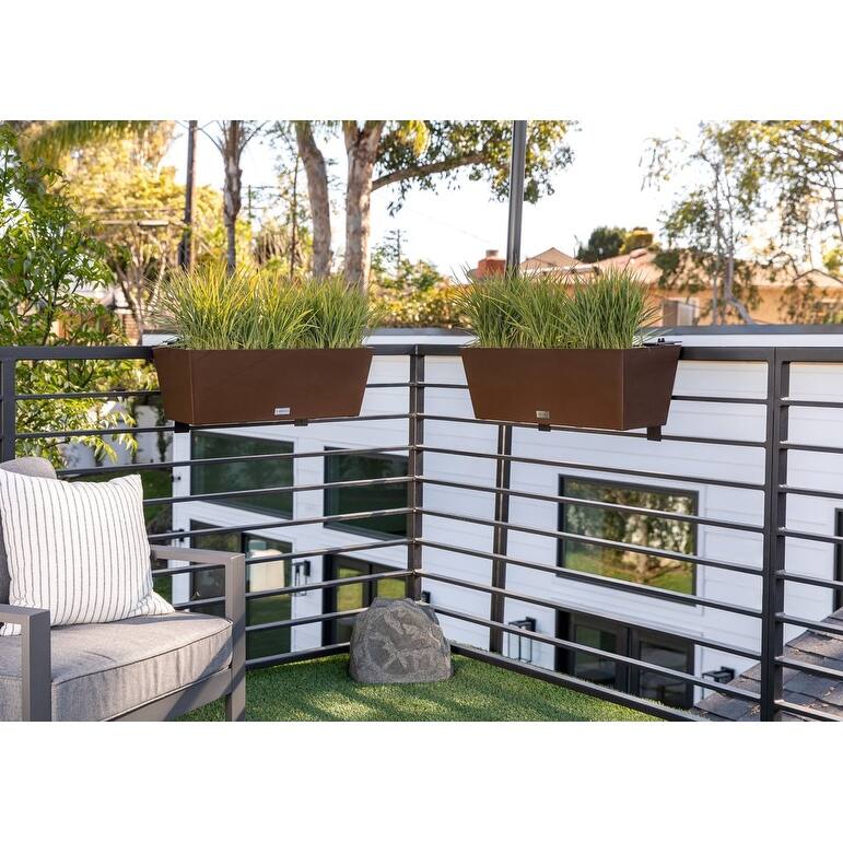 Pure Series Railing Window Box Planter