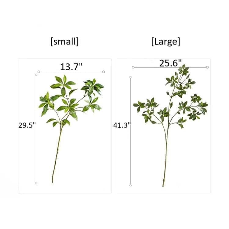 RusticReach Faux Pieris Branch Stem - Small - [C]-Five Stems